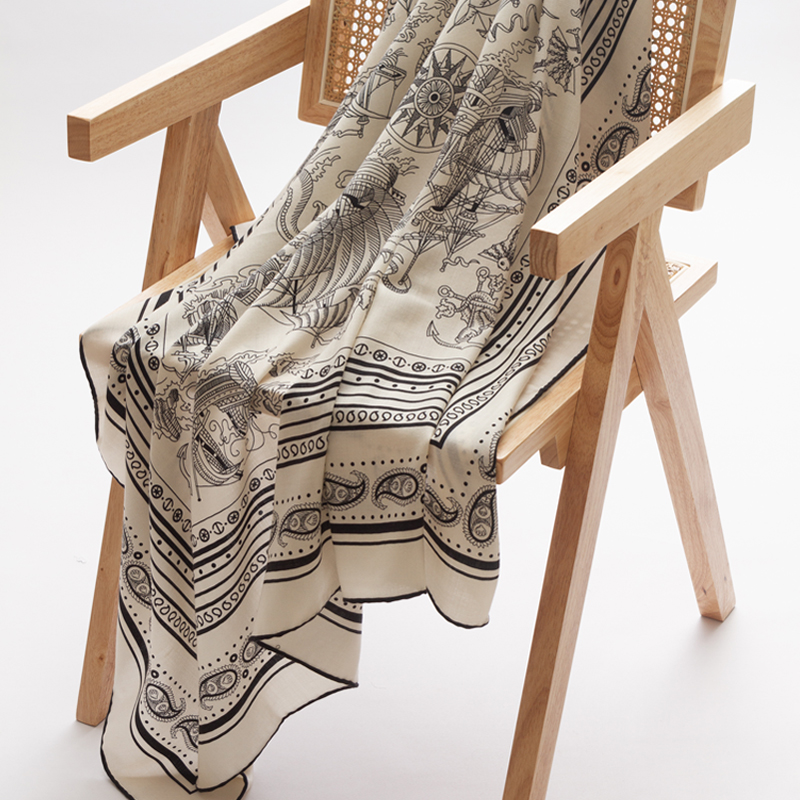 Wool Silk Scarf Women Large Sc - Winter Clothing Accessories 评论和价格