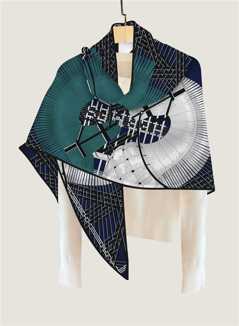 Triangle Shawls Winter Warm Sc - Winter Clothing Accessories 评论和价格